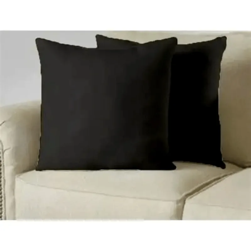 Almofada Cheia Vera Lúcia Calim 45cm x 45cm Preta - VERA LÚCIA - Decoração