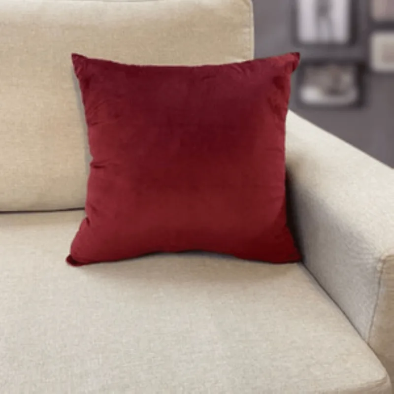 Almofada Cheia Vera Lúcia Calim 45cm x 45cm Vinho - VERA LÚCIA - Decoração
