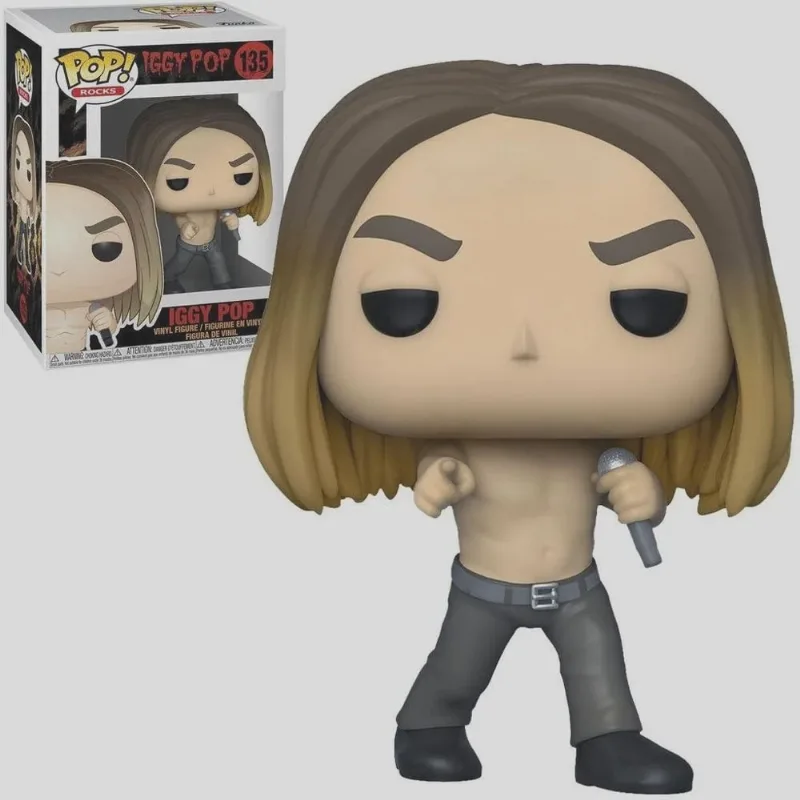 Boneca Funko Pop - Figura Iggy Pop 135 - Rocks Original