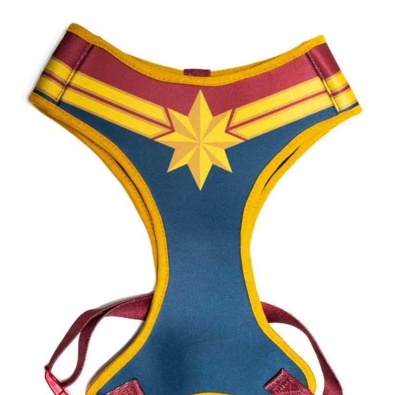 Coleira Neoprene Captain Marvel - Tam PP