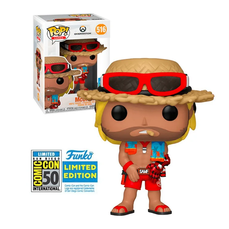 Boneco Funko Pop! Games Overwatch Mccree Summer Skin 516