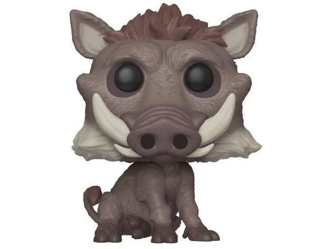 Boneco Colecionável Funko Pop Disney O Rei Leão Pumba 38545 Vinil Marrom - Funko - Brinquedos