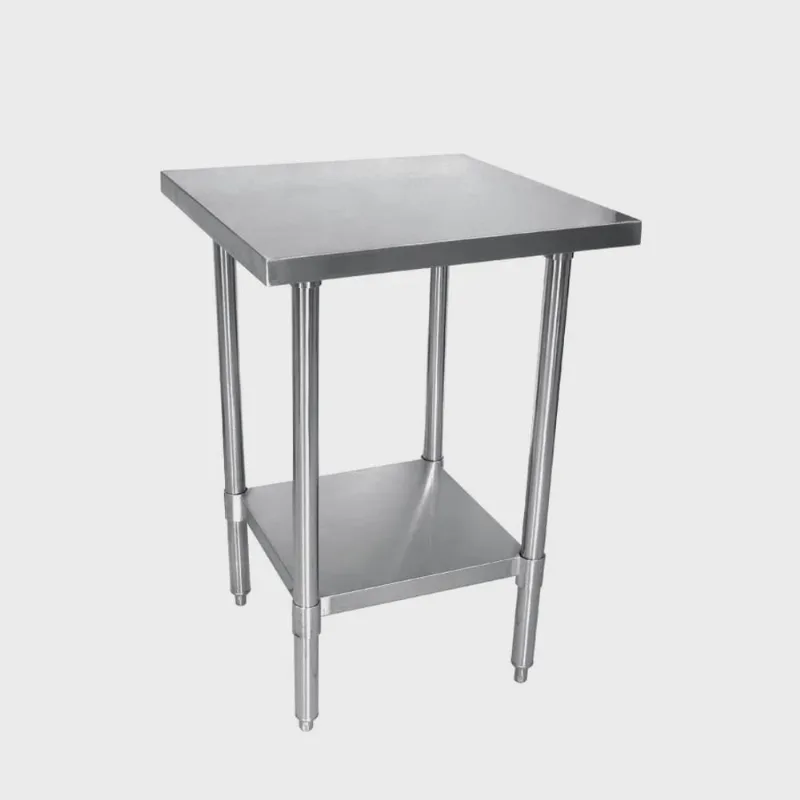 Mesa 70 cm com prateleira lisa 70x70x85 cm