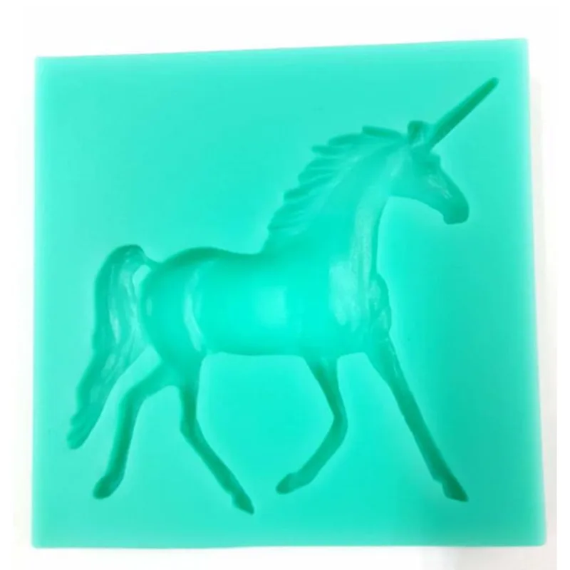Molde Em Silicone Para Confeitaria Unicórnio Prime Chef