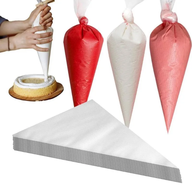 Saco/Manga Confeitar Descartável Pequeno 28Cm 100 Unidades