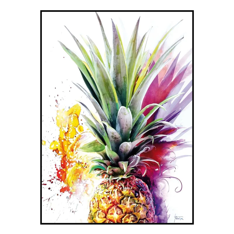 Quadro Decorativo Barcelona Abacaxi Color 50x70 Cm - Não Informado - Decoração