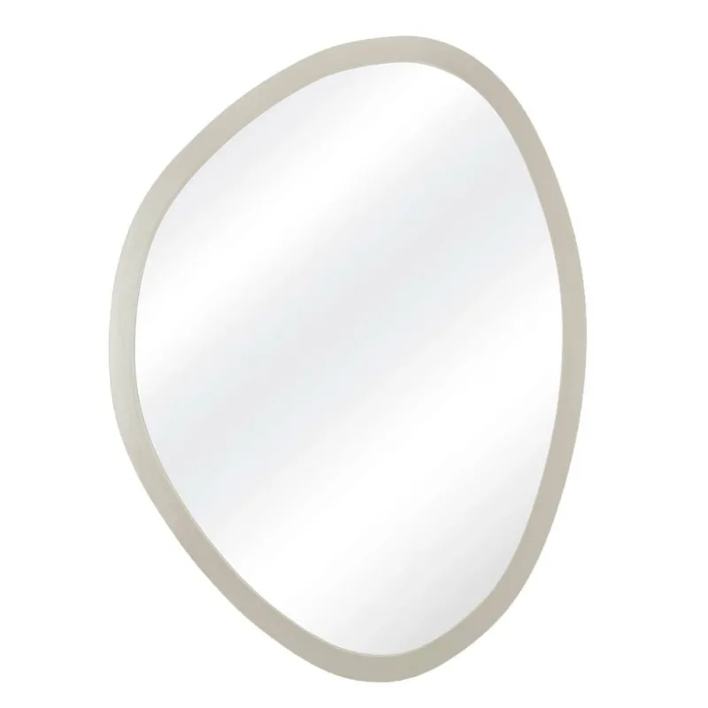 Espelho Emoldurado Orgânico Médio Branco 43X58CM - E2G