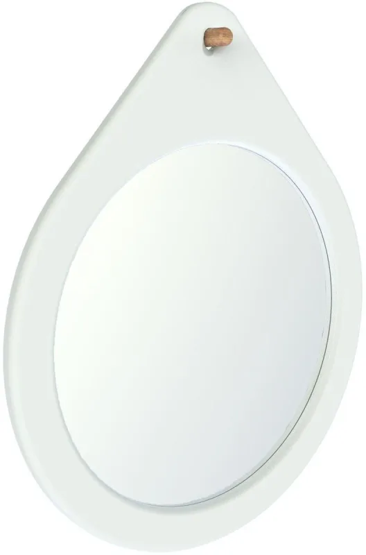 Espelho Decorativo E2G Design Wood Off White 60cm - E2G Design - Decoração