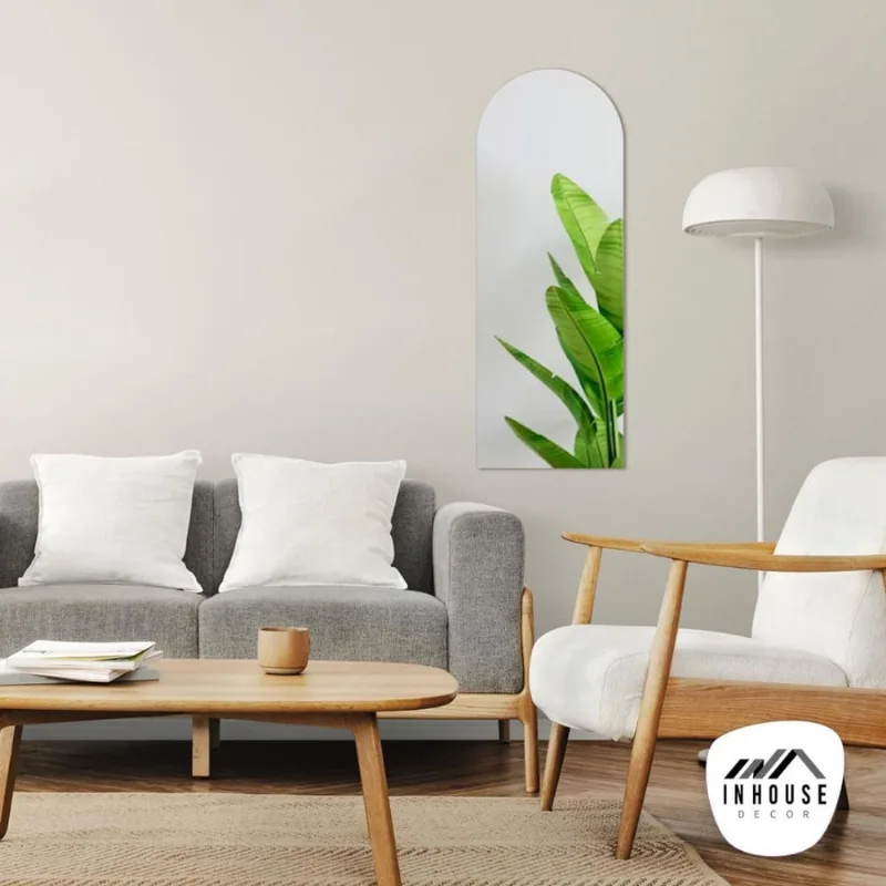 Espelho Multiuso Lapidado Pendurador 120X40Cm Capela