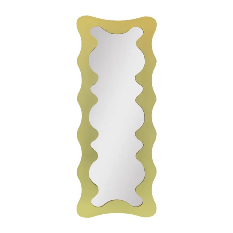 Espelho de Corpo Amarelo 1,60x58cm Orgânico