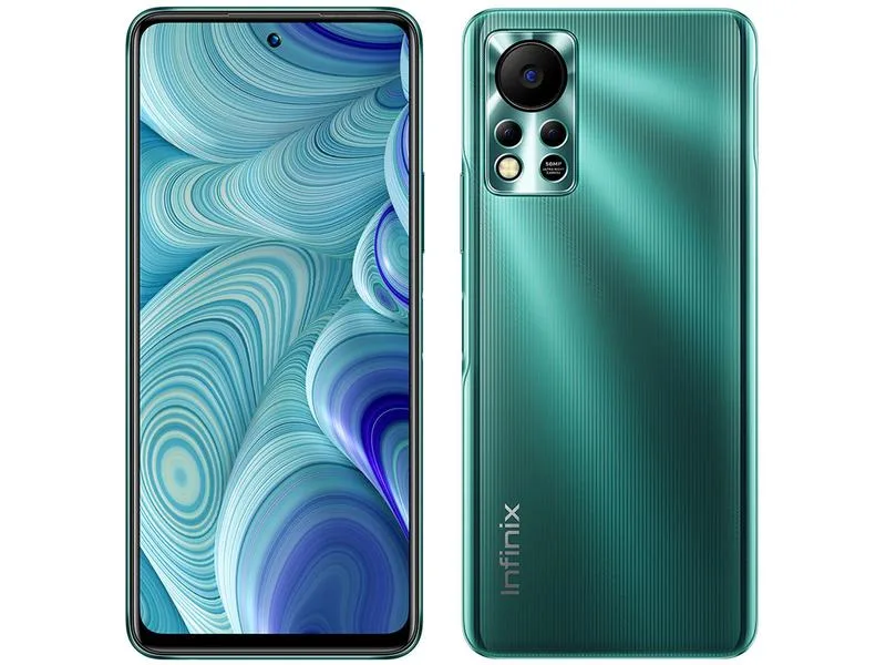 Smartphone Infinix Hot 11S 128GB Verde 4G 6GB RAM 6,78” Câm. Tripla + Selfie 8MP - Positivo - Celulares E Smartphones