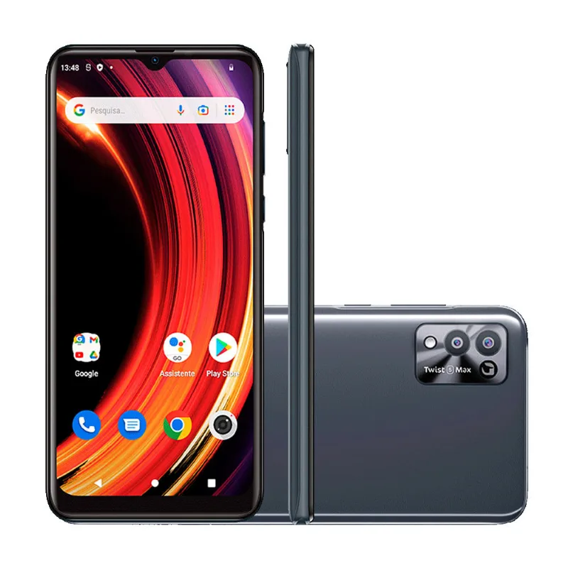 Smartphone Positivo Twist 5 Max S650 2GB 128GB Chumbo