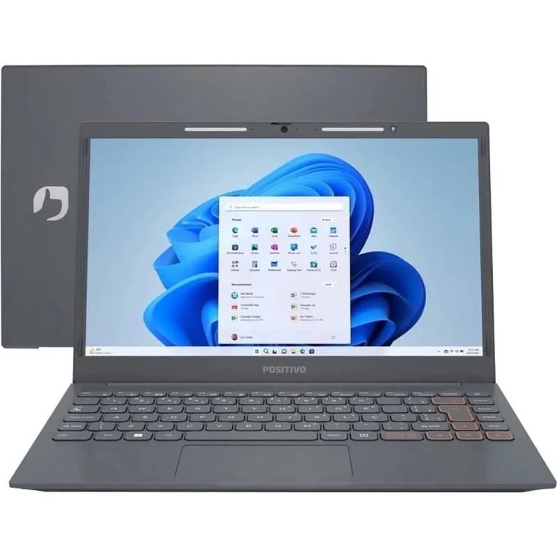 Notebook Positivo Vision C 14 Intel Celeron 4GB RAM 128GB eMMC 14" HD Windows 11 - Positivo - Computadores E Informática