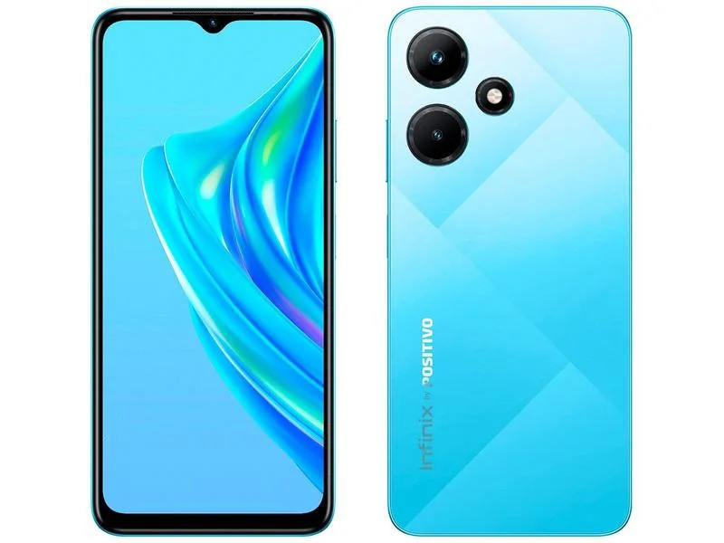 Smartphone Infinix Hot 30i 128GB Azul 4G MediaTek 8GB RAM 6,6" Câm. 50MP + Selfie 5MP Dual Chip - Infinix - Celulares E Smartphones