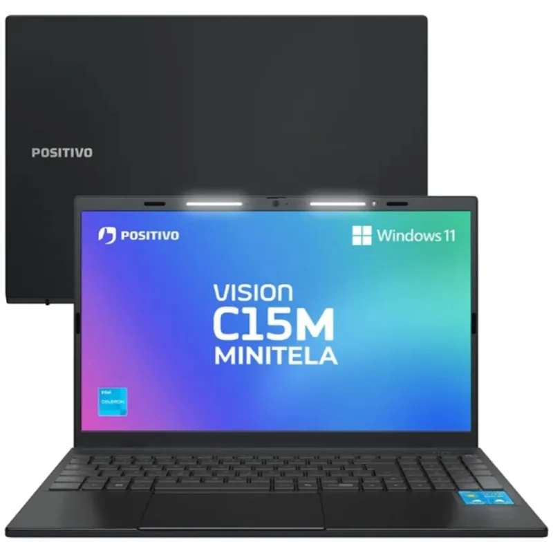 Notebook Positivo Vision C15M Intel Celeron 4GB RAM 128GB eMMC 15,6" Full HD Windows 11 - Positivo - Computadores E Informática