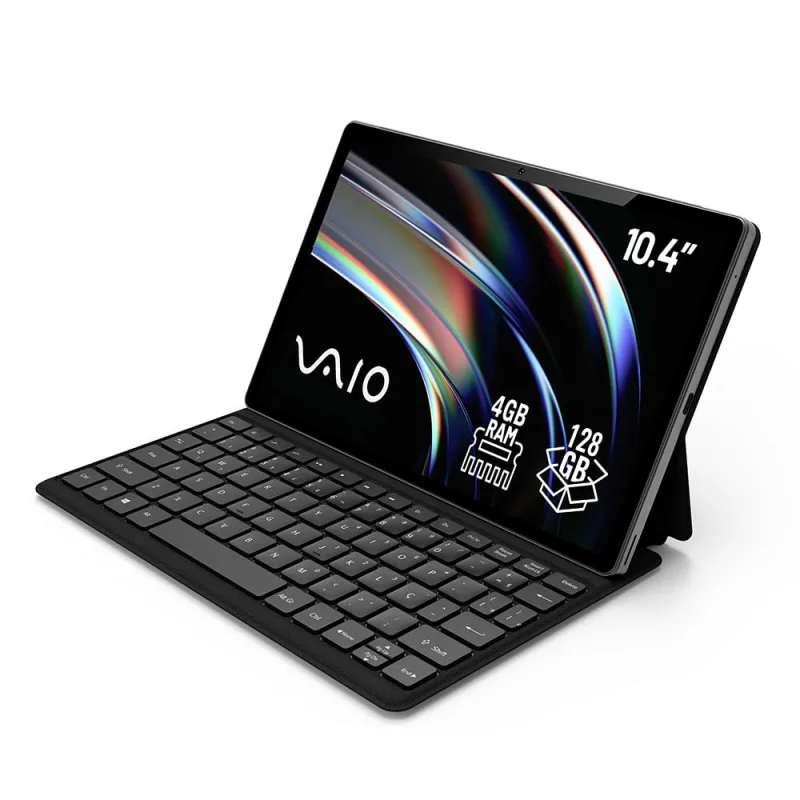 TABLET VAIO TL10 4GB 128GB , TELA 10.4” OCTA-CORE, 4G WiFI, TECLADO DE CONEXÃO INTELIGENTE - PRETO - Vaio - Tablets