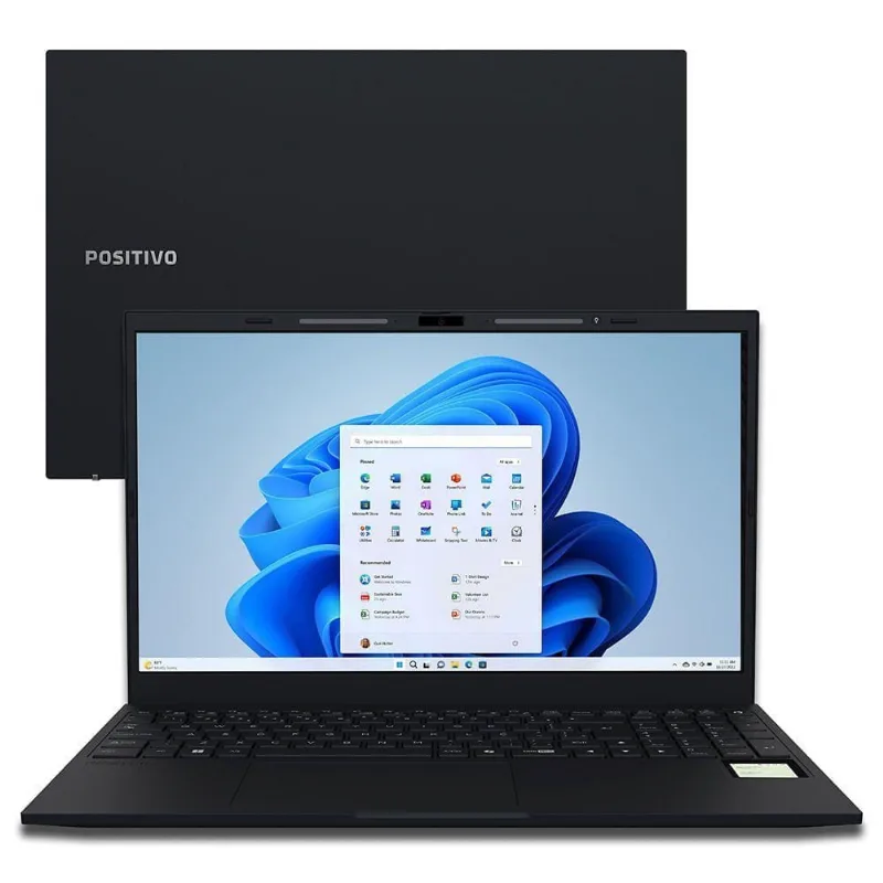 Notebook Positivo Vision R15M AMD Ryzen 3 8GB SSD 512GB 15,6" Full HD