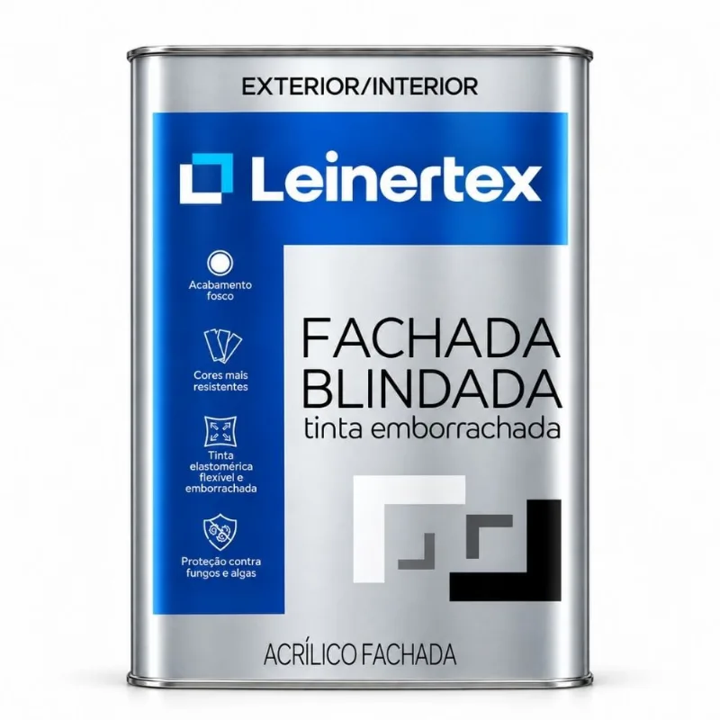 Tinta Acrílica Fosco Emborrachada Branco 18L Leinertex