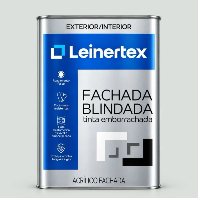 Tinta Acrílica Fosco Emborrachada Gelo 18L Leinertex