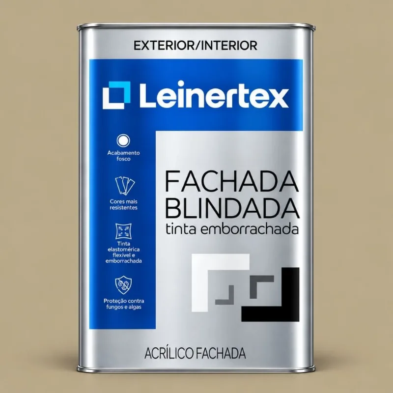 Tinta Acrílica Fosco Emborrachada Camurça 18L Leinertex