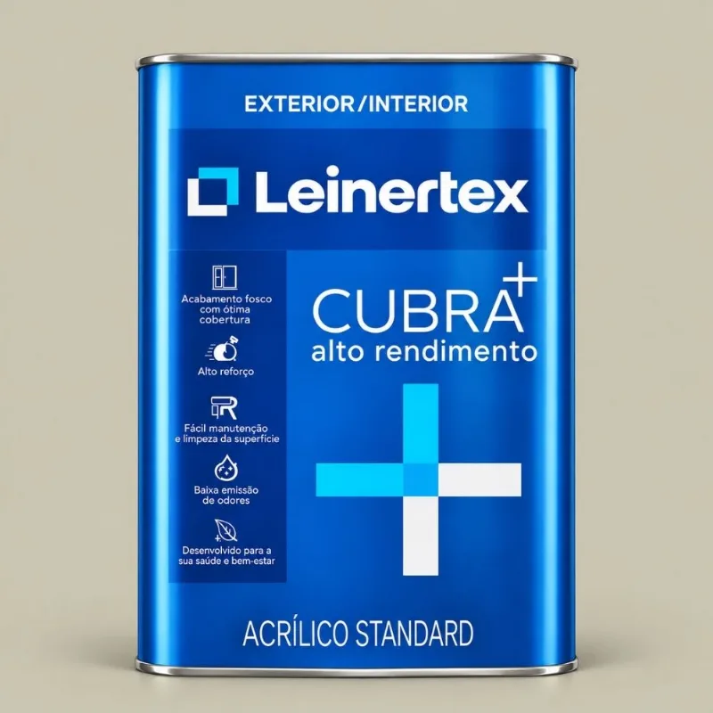 Tinta Standard Acrílica Fosco Nevada 18L Leinertex