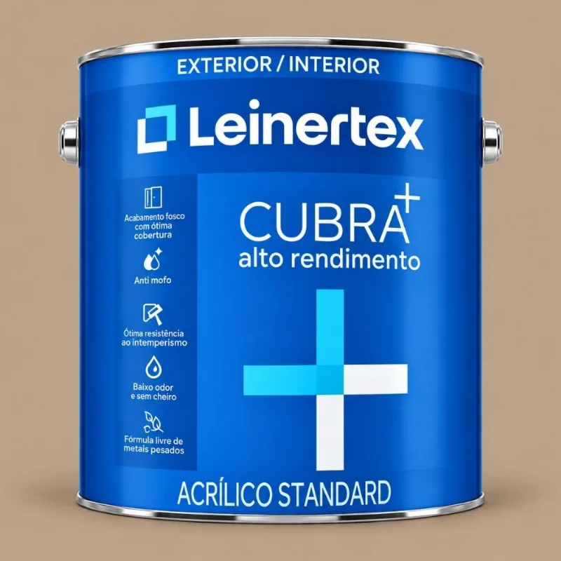 Tinta Standard Acrílica Fosco Camurça 3,6L Leinertex