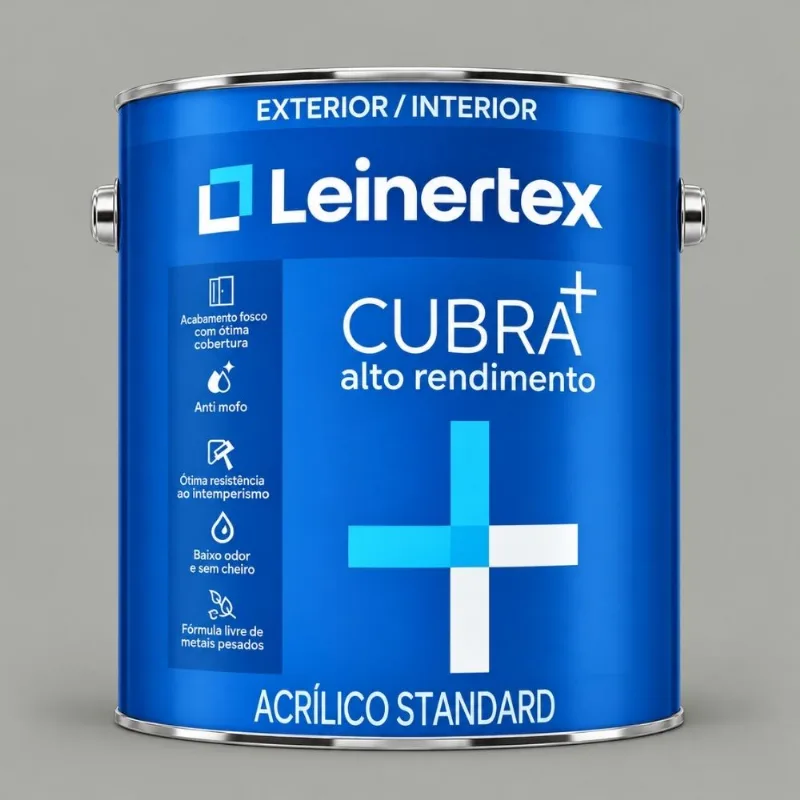 Tinta Standard Acrílica Fosco Elefante 3,6L Leinertex