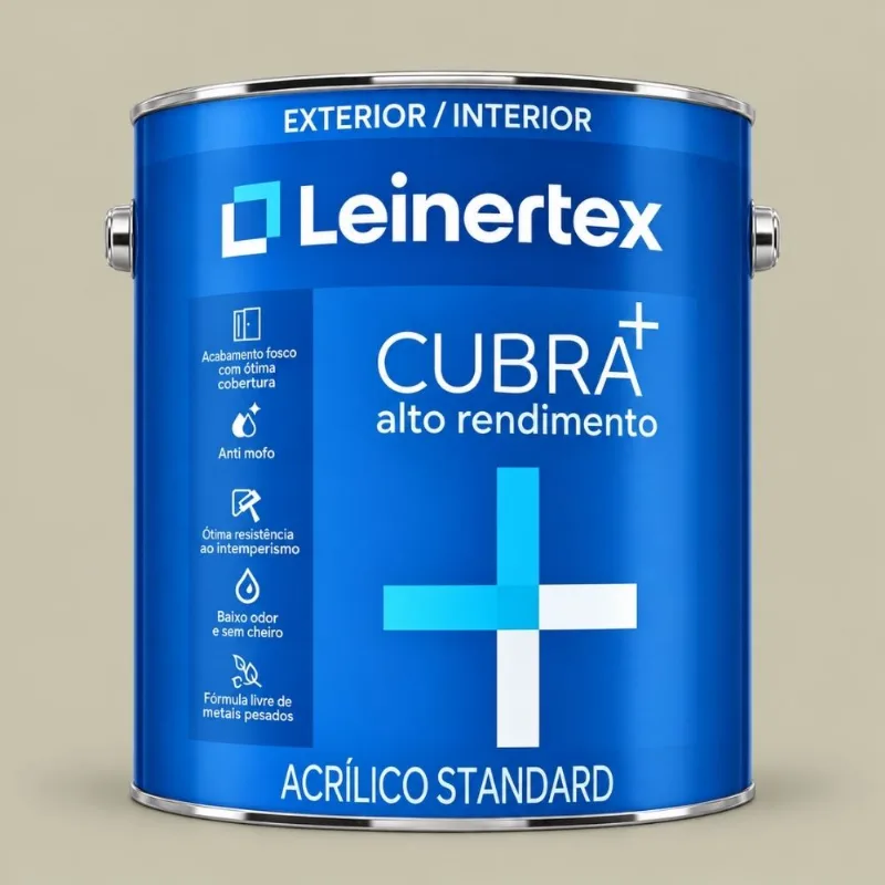 Tinta Standard Acrílica Fosco Nevada 3,6L Leinertex