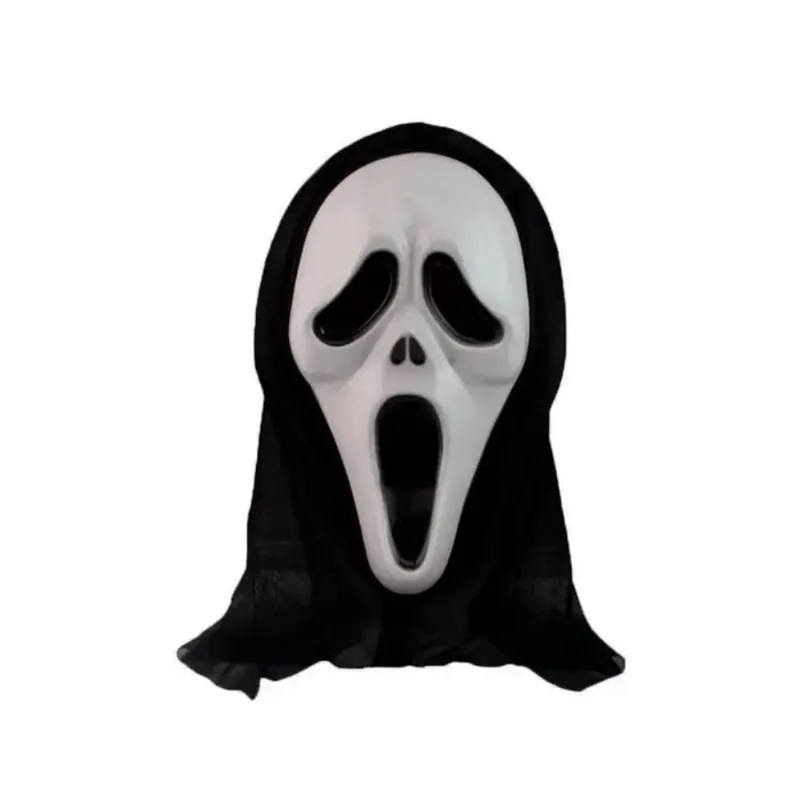 Máscara Plástica Halloween Pânico com Capuz Toymaster