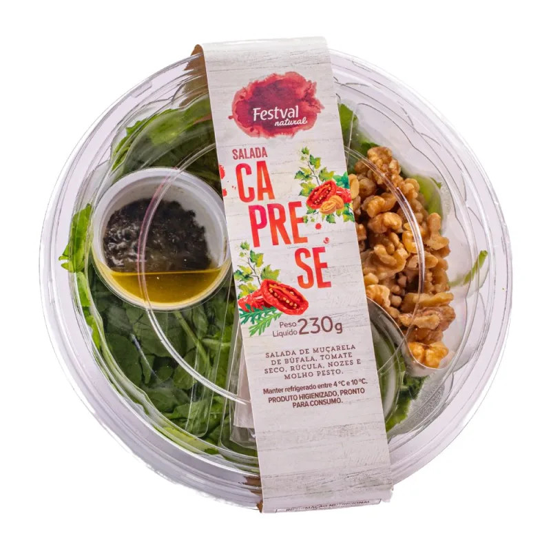Salada Caprese Festval 230g - Festval - Hortifruti