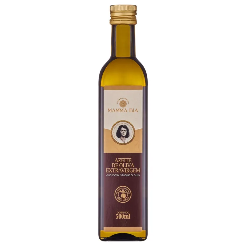 Azeite de Oliva Extra Virgem Italiano Mamma Bia 500ml (Acidez 0,5%) - Mamma Bia - Importados