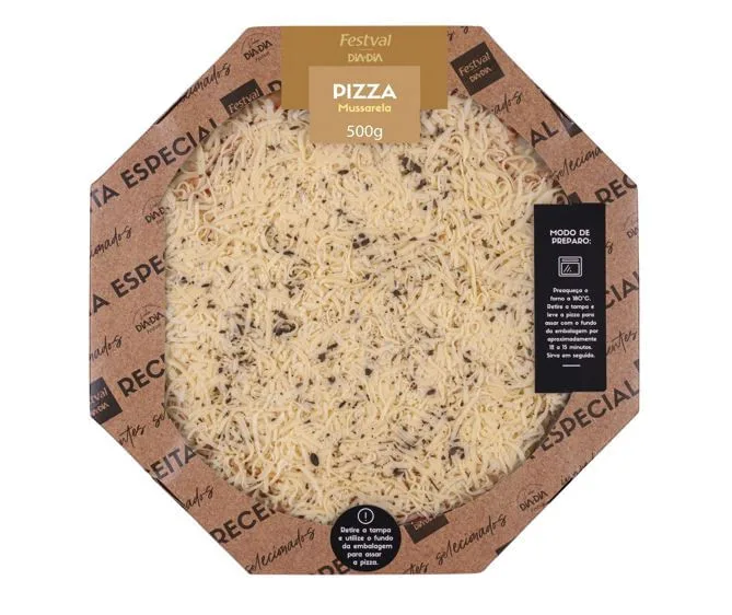 Pizza Festval Mussarela 500g - Festval - Frios E Laticinios