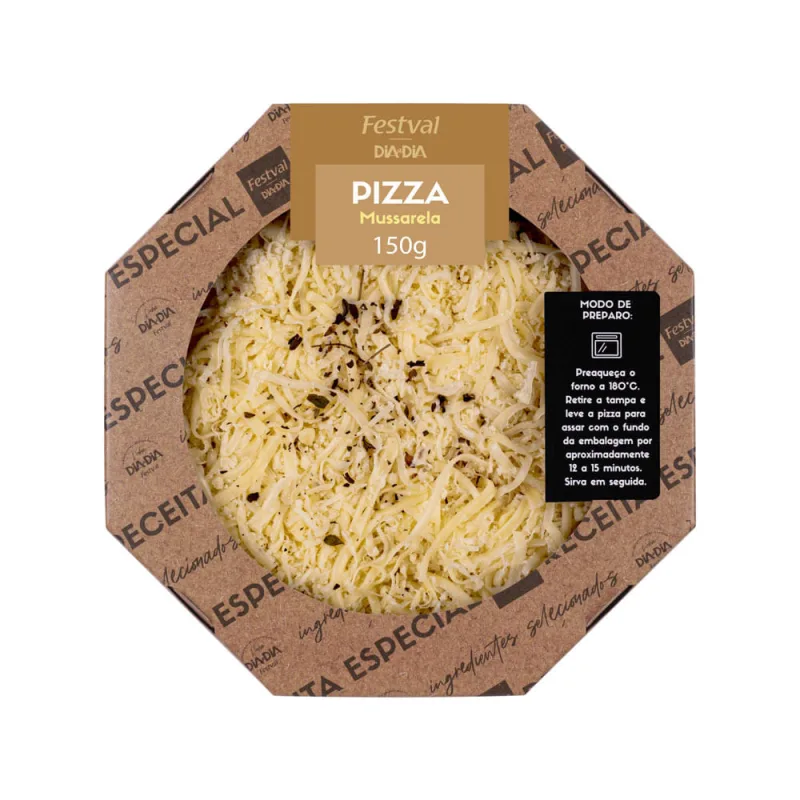 Pizza Festval Mussarela 150g - Festval - Frios E Laticinios