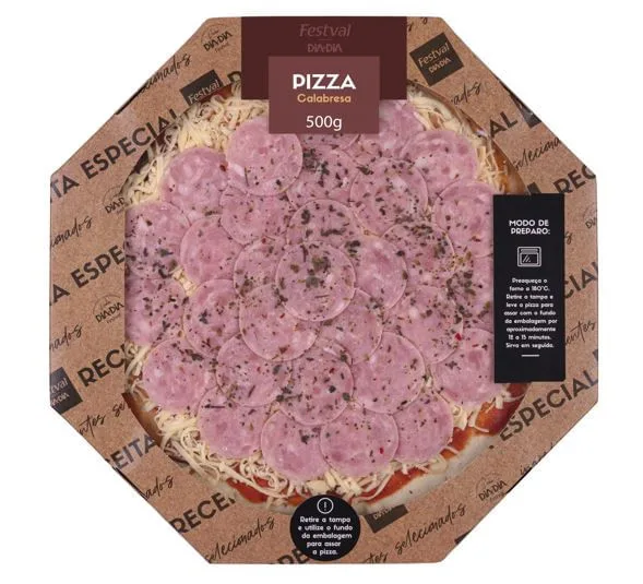 Pizza Festval Calabresa 500g - Festval - Frios E Laticinios