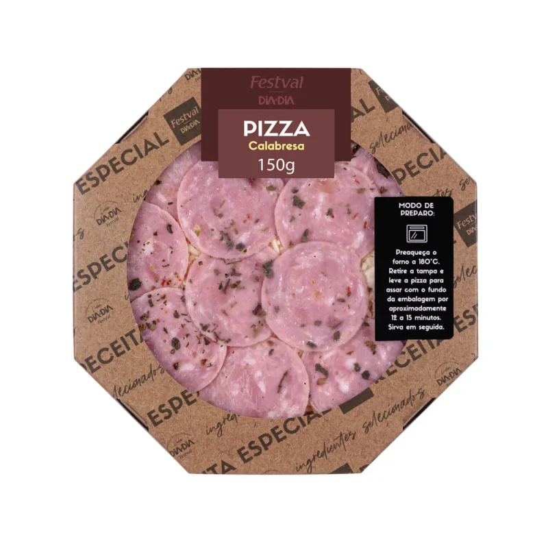 Pizza Festval Calabresa 150g - Festval - Frios E Laticinios