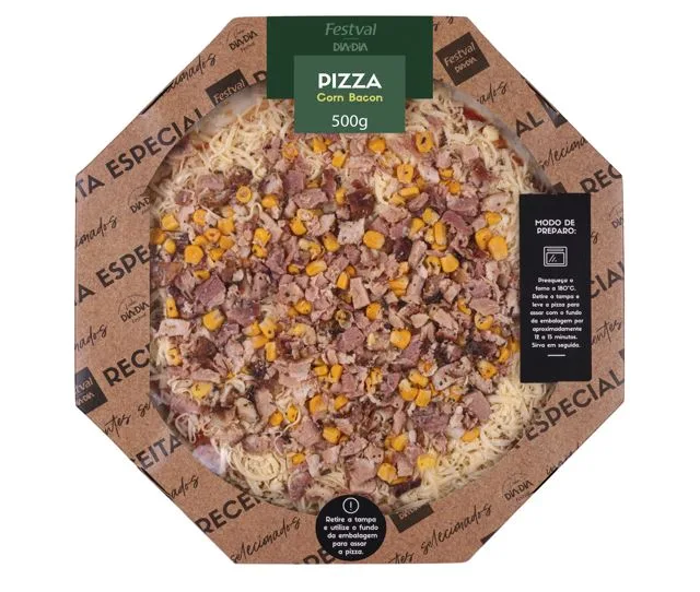 Pizza Festval Corn Bacon 500g - Festval - Frios E Laticinios