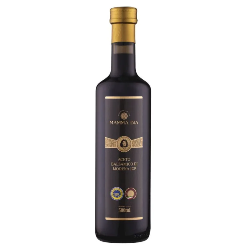 Aceto Balsâmico Di Modena Italiano Mamma Bia 500ml - Mamma Bia - Importados