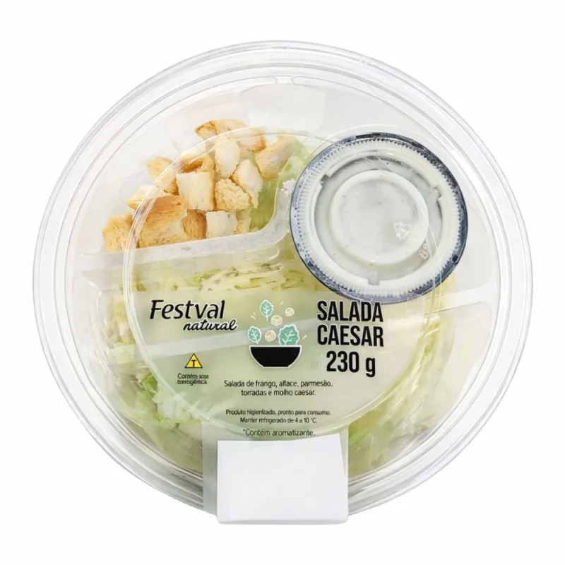 Salada Caesar Festval 230g - GERAL - Hortifruti