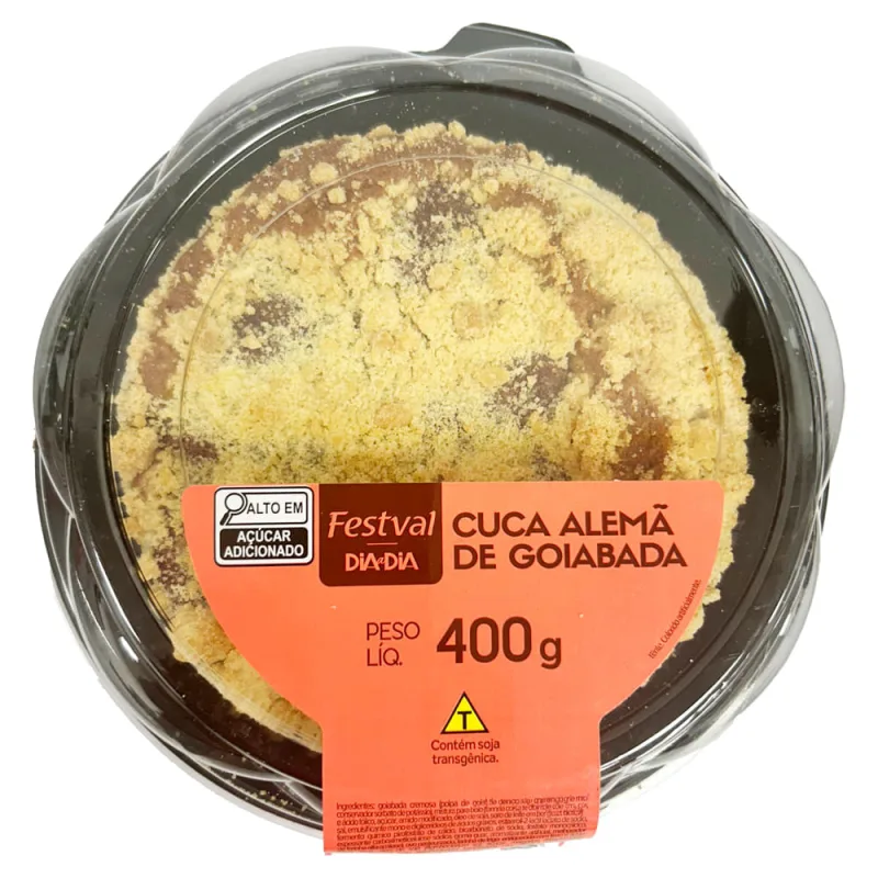 Cuca Alemã de Goiabada Festval 400g - Festval - Padaria