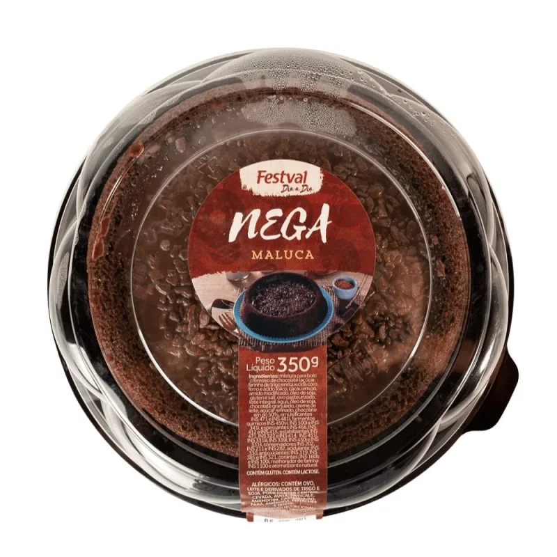 Bolo Festval Nega Maluca 350g - Festval - Padaria