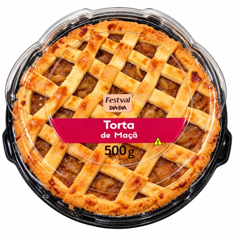 Torta de Maça Festval 500g - Festval - Padaria