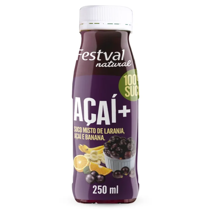 Suco Açaí + Festval 250ml - Festval - Frios E Laticinios