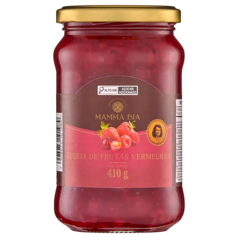 Geleia de Frutas Vermelhas Polonesa Mamma Bia 410g - Mamma Bia - Importados