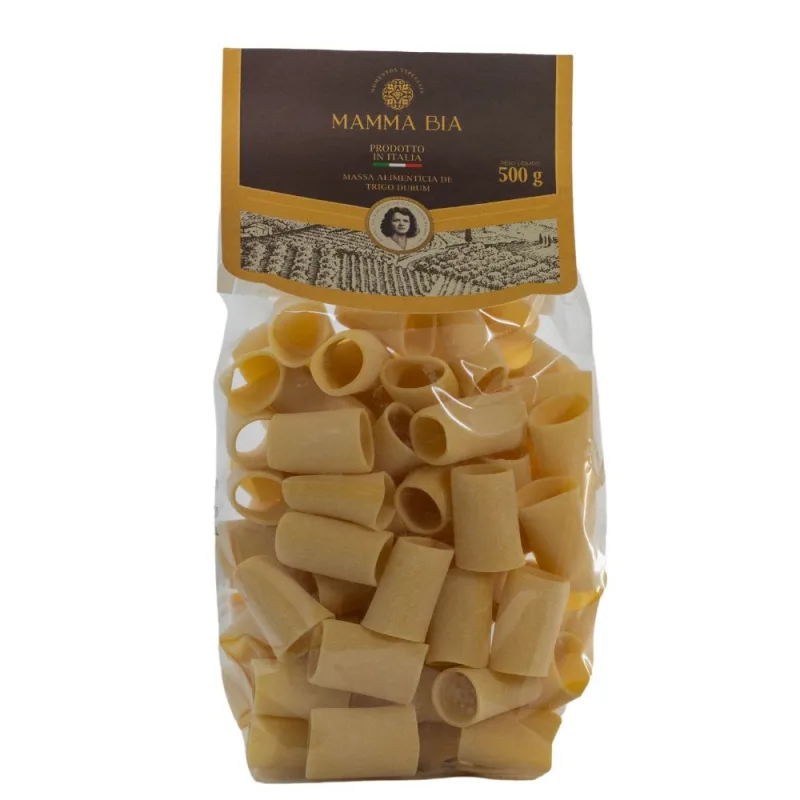 Massa Italiana Mamma Bia Paccheri 500g - Mamma Bia - Importados
