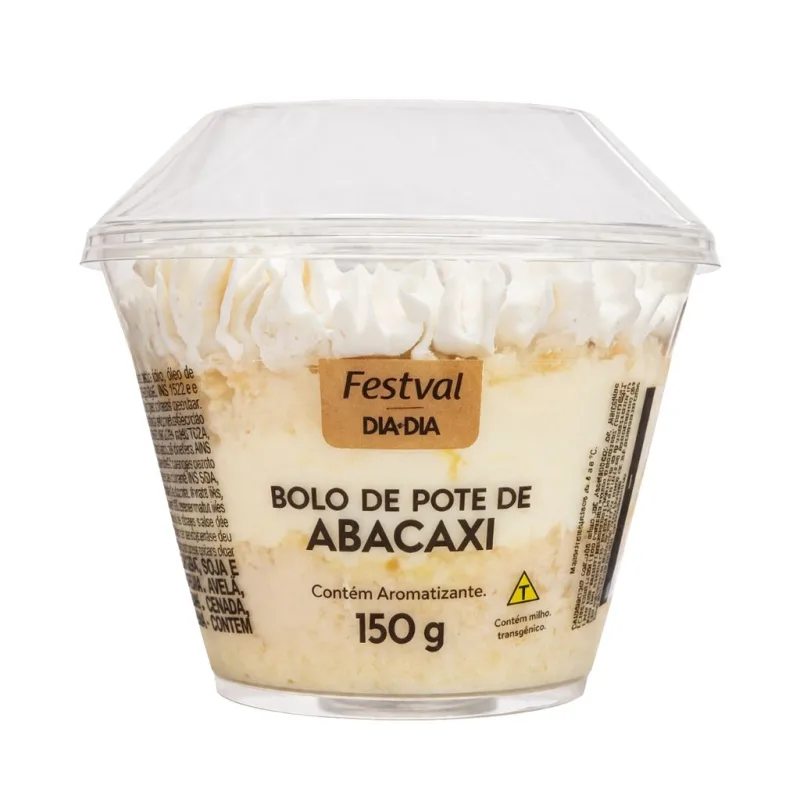 Bolo de Pote de Abacaxi 150g - Festval - Padaria