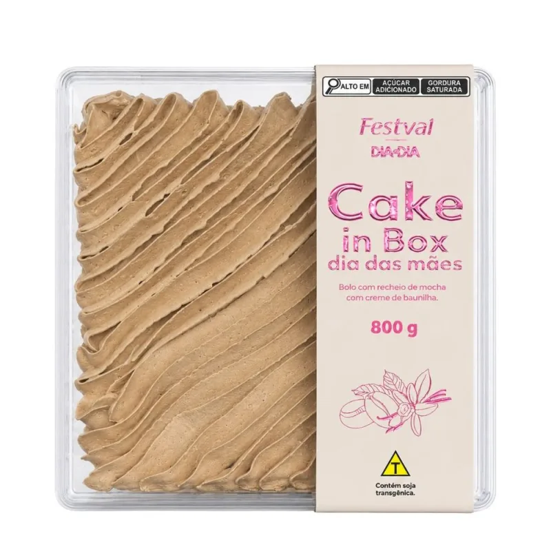 Cake in Box Dia das Mães Festval 800g - Festval - Natal