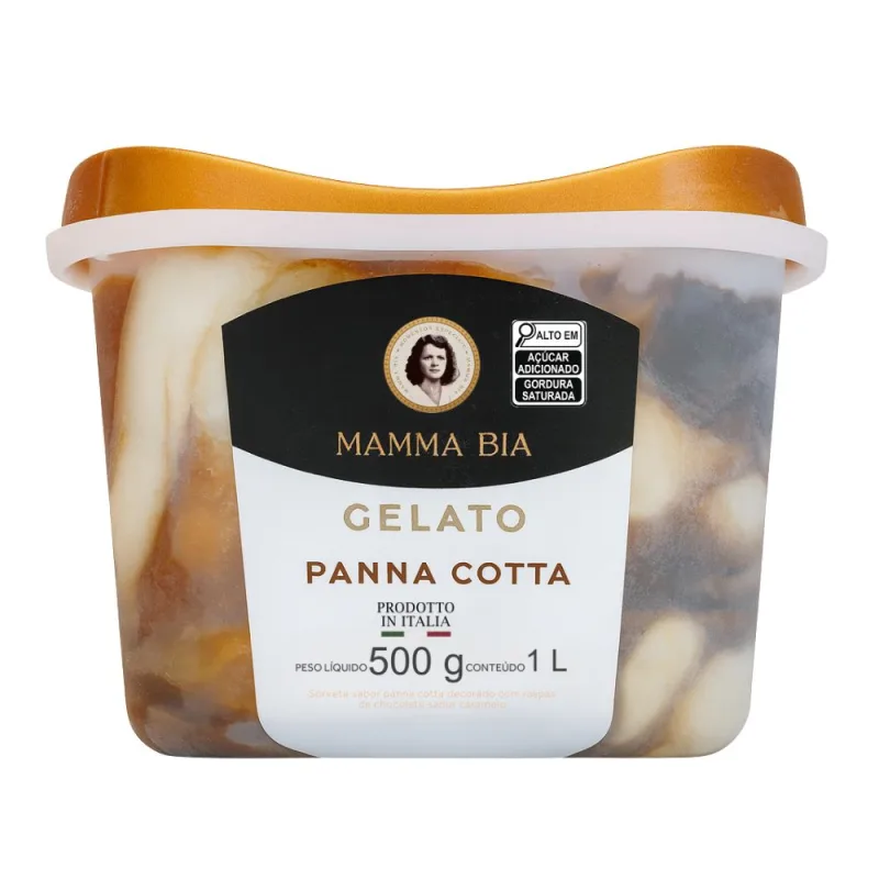 Sorvete Italiano Panna Cotta Mamma Bia 1L - Mamma Bia - Sorvete