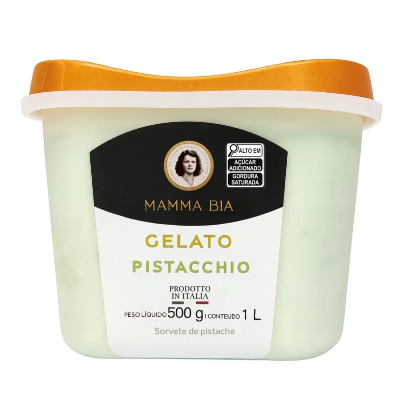 Sorvete Italiano Pistache Mamma Bia 1L - Mamma Bia - Sorvete