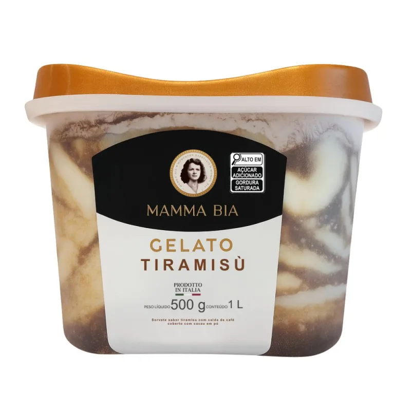 Sorvete Italiano Tiramisú Mamma Bia 1L - Mamma Bia - Sorvete