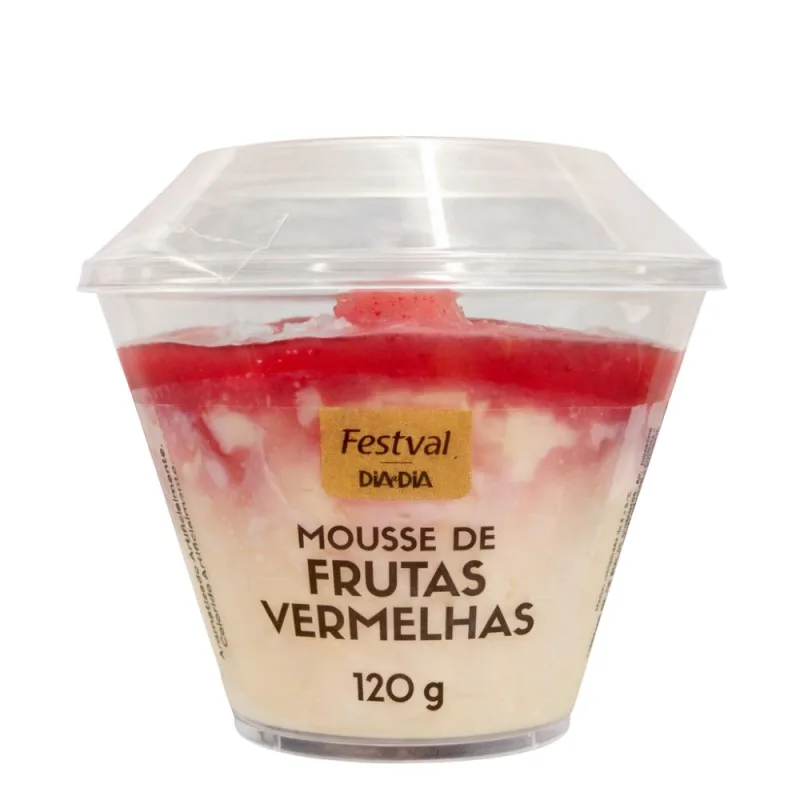 Mousse de Frutas Vermelhas Festval 120g - Festval - Padaria